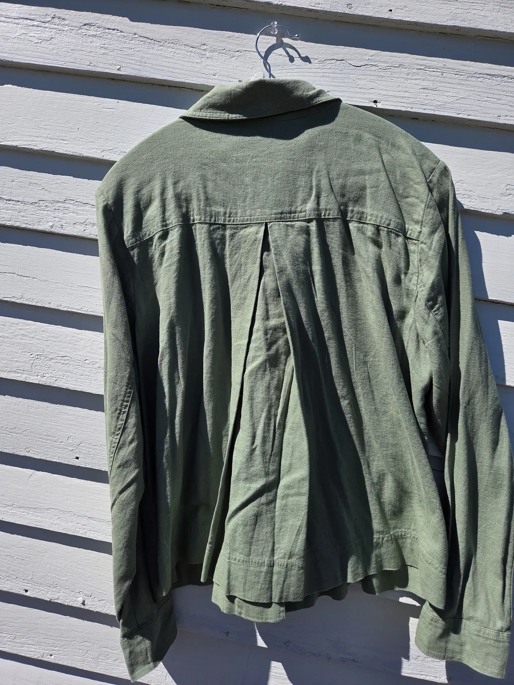 Lucky Brand Moss Green Utility Jacket with Button Front - Picture 15 of 16